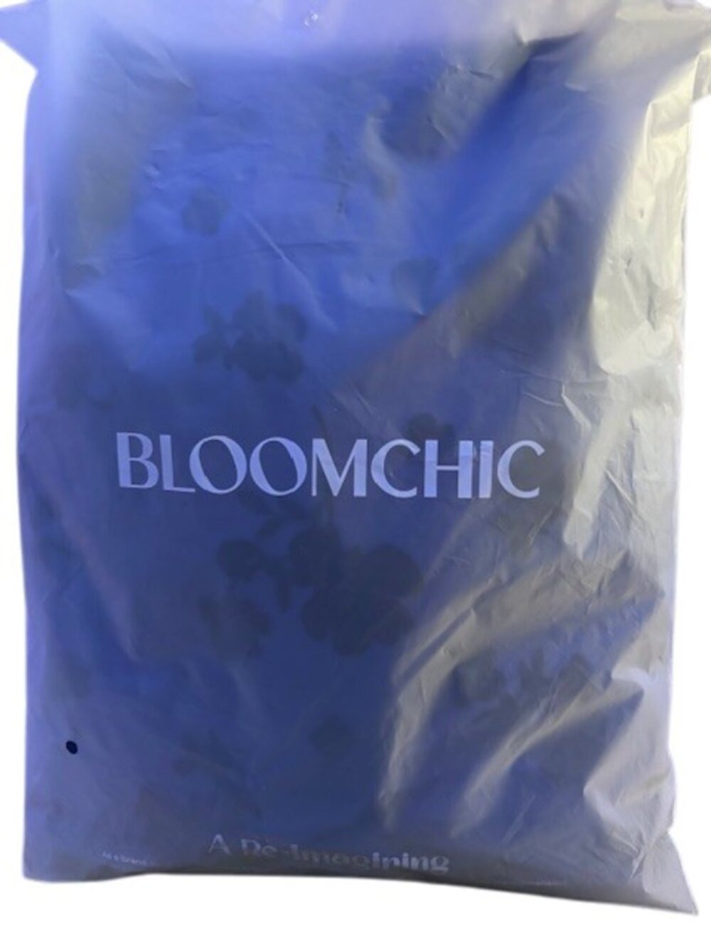 NWT BloomChic Floral Embroidered Mesh Keyhold Midi Dress Aegean Blue 2X - Picture 4 of 4